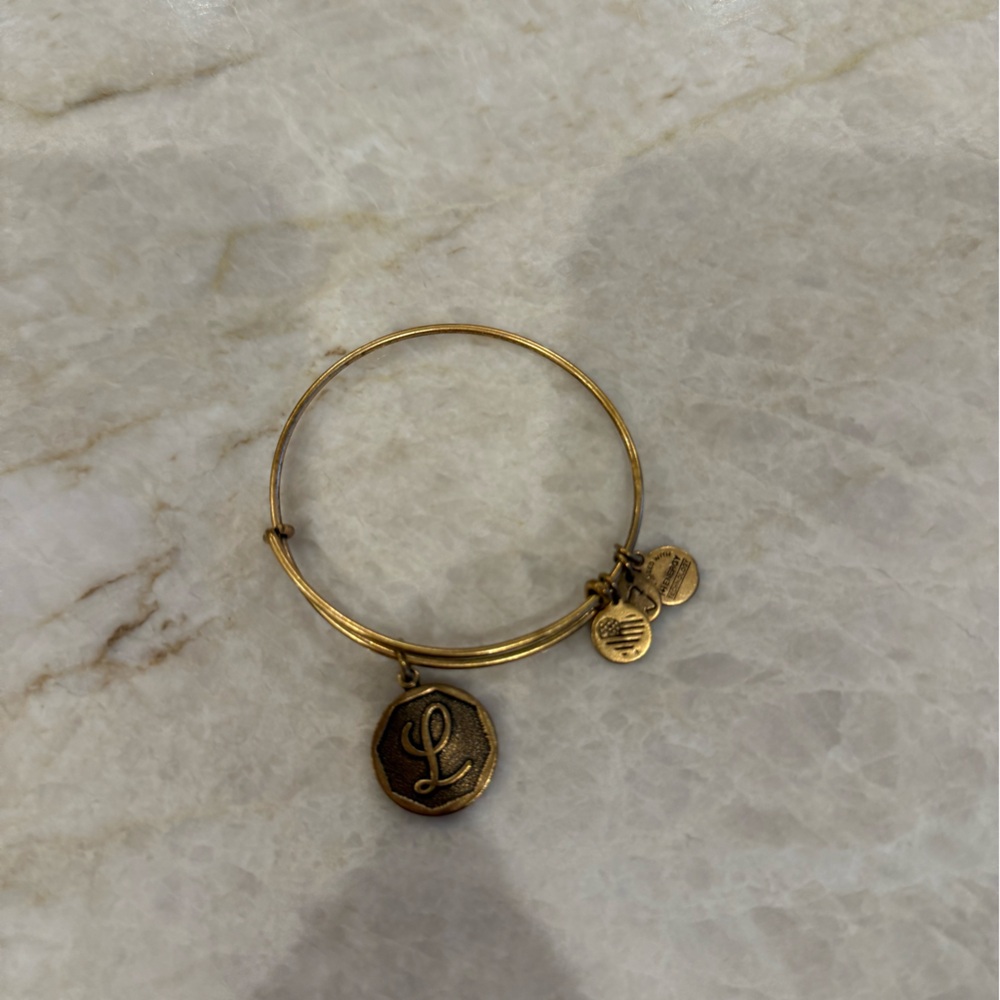 Alex and Ani Gold Charm Bracelet